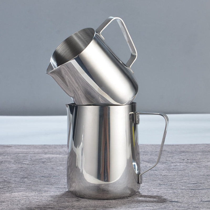 Ca Đánh Sữa Inox SUS304 Có Vạch Chia 350ml, 600ml