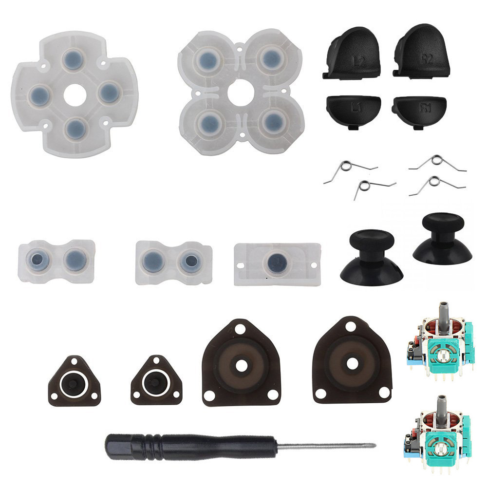 >> BÁO GIÁ BỘ ĐIỀU KHIỂN TRÒ CHƠI X7, 2 NÚT BẤM KÍCH HOẠT MỤC TIÊU, L1, R1, CẦN ĐIỀU KHIỂN CHO PUBG | Shopee Lazada Sendo Tiki mới nhất 26 Không Có Bộ Phận Trò Chơi Thương Hiệu Thay Thế Nút Dẫn Điện Cao Su Mùa Xuân Bộ Sửa Chữa Nút Kích Hoạt Điều Khiển PS4, L1 R1 L2 R2