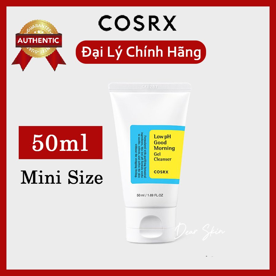 Sữa Rửa Mặt Mini COSRX Low pH Good Morning Mini Gel Cleanser 50ml gel rửa