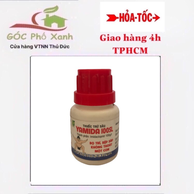 Trừ sâu yamida 100ec trừ bọ trĩ rầy nâu - chai 20ml
