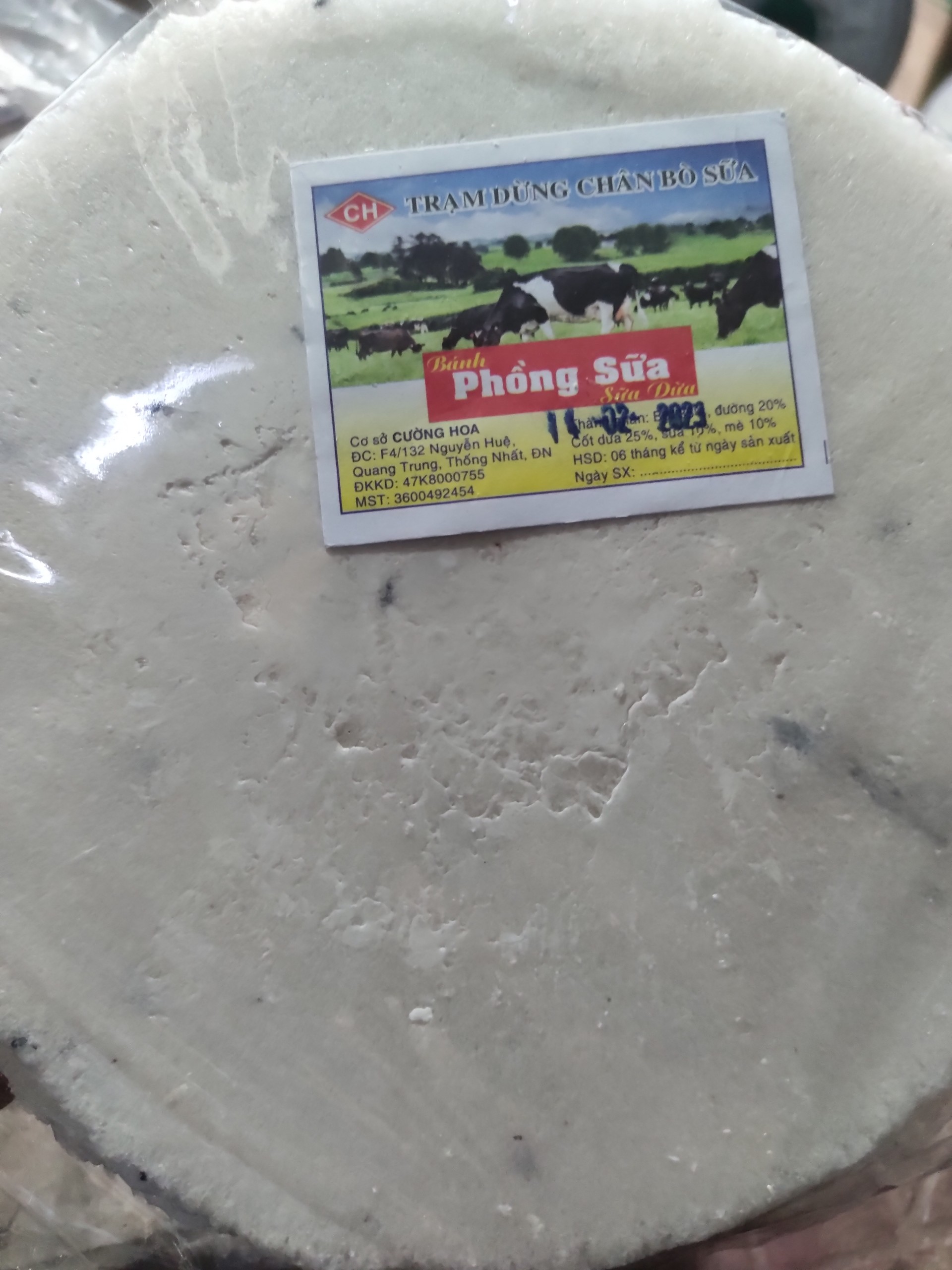 Bánh Phồng Sữa Sữa Dừa Đặc Biệt Thơm Ngon ( Bịch 10 Cái) (Sạp Bánh Hoàng Yến)