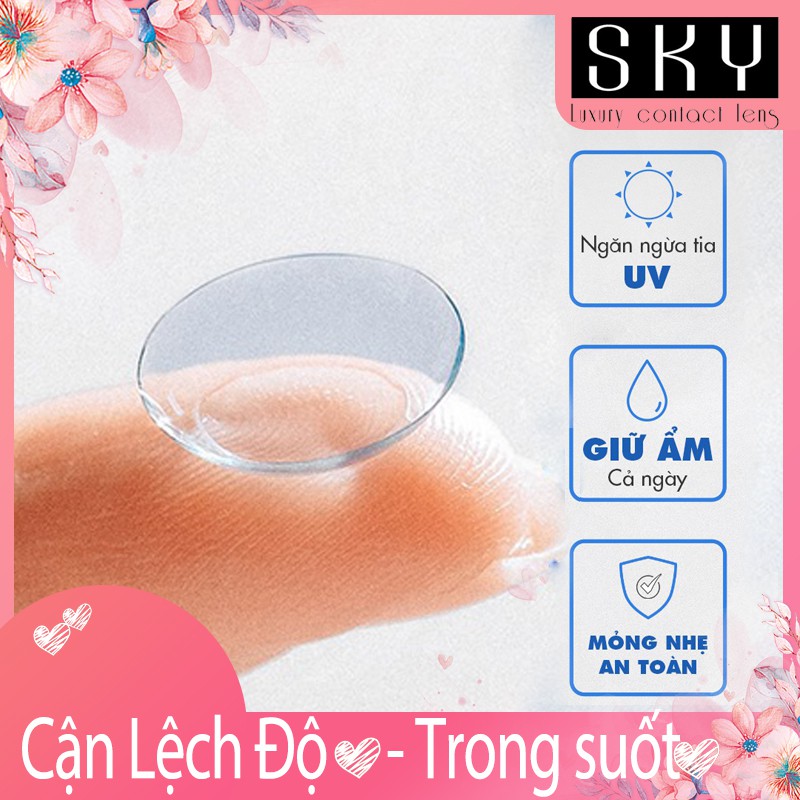 {Cận Lệch Độ}- Lens Hàn Trong Suốt ( 1 Chiếc)