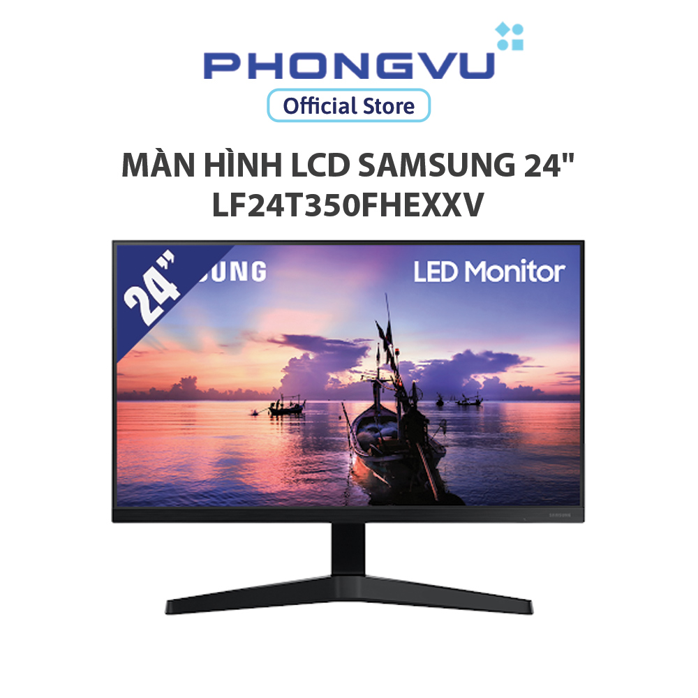 [Voucher 12% max 500K] Màn hình LCD Samsung 24" LF24T350FHEXXV (1920x1080, IPS, 75Hz, 5ms, Free sync) - Bảo hành 24 tháng