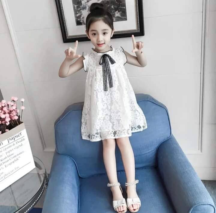 Váy đầm ren công chúa cho bé gái