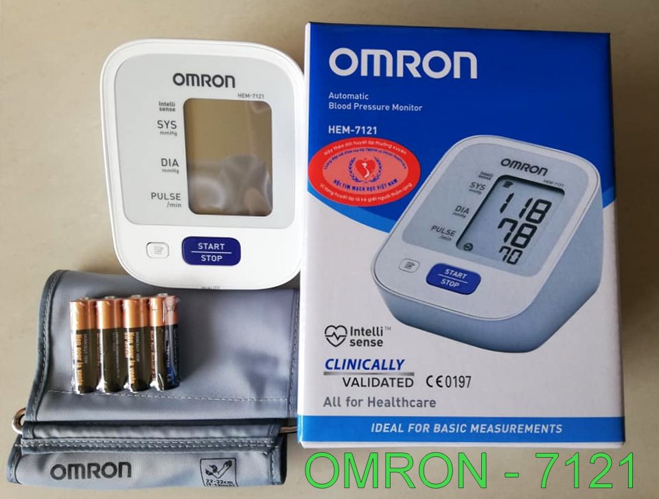 [FreeShip] Máy Đo Huyết Áp Omron 7121