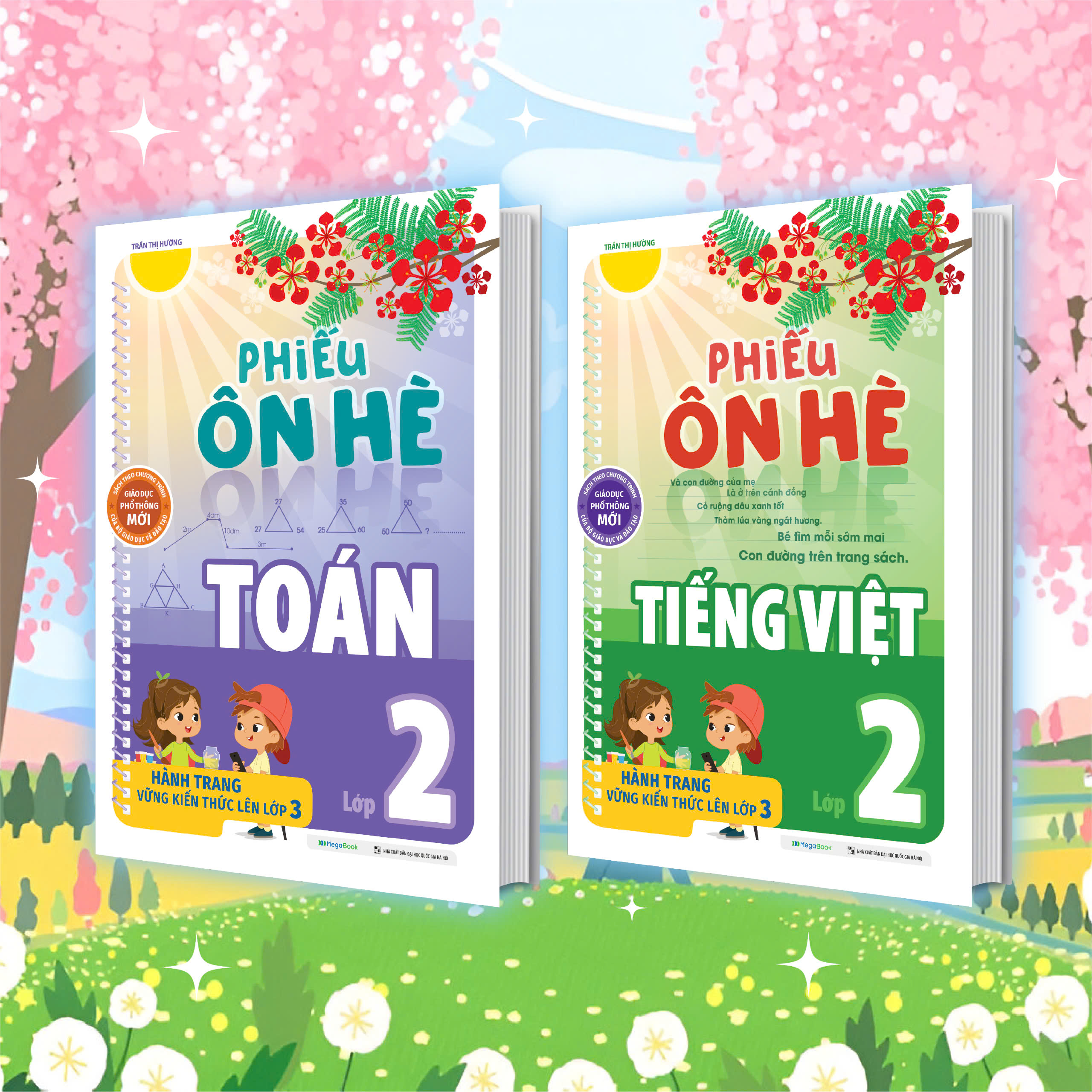 Sách Combo Phiếu ôn hè Toán và Tiếng Việt Lớp 2