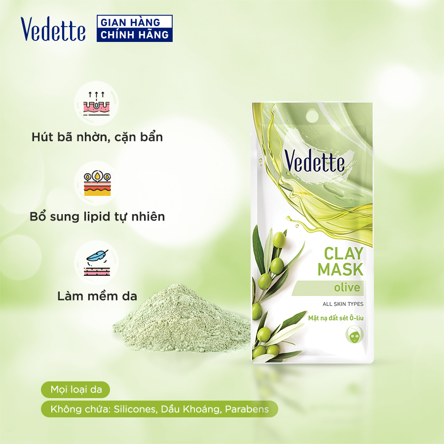 Vedette Olive Clay Mask 12g