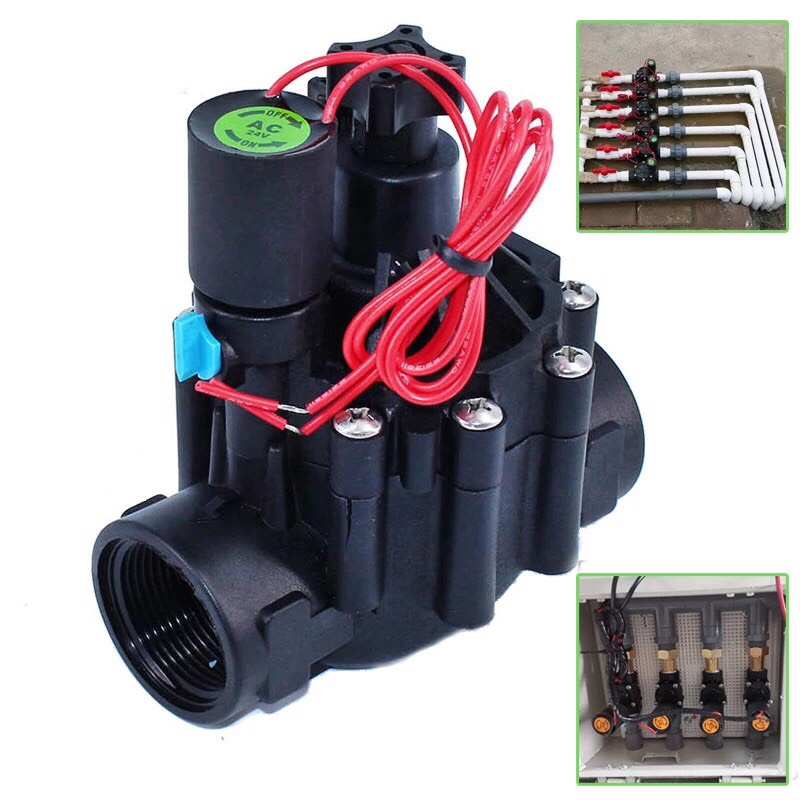 Van điện từ - van điện từ nhựa ngoài trời 27mm - 220v/24vac/24vdc