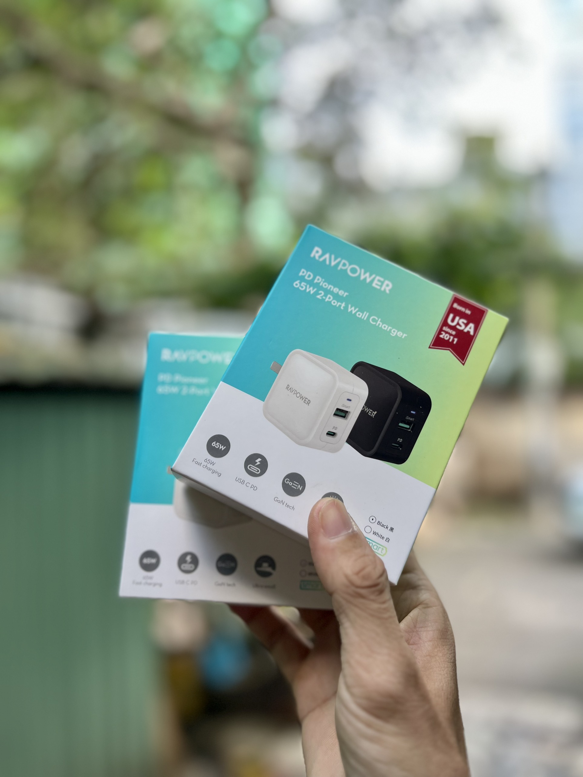 [LaoHac Store] Củ Sạc RavPower-CPCN002 65W (2 cổng)