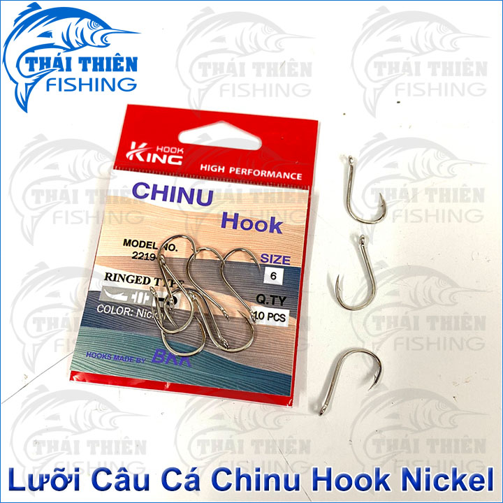 Lưỡi Câu Cá Chinu BKK King Hook Nickel