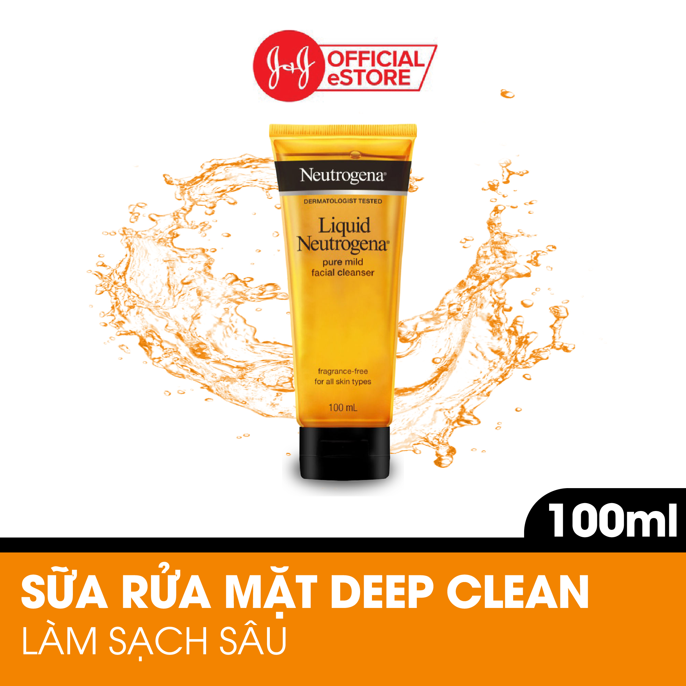Nước rửa mặt Neutrogena dịu nhẹ 100ml (cho mọi loại da) - 101113250