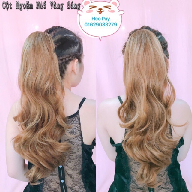 Tóc giả ngoặm xoăn dài dợn siu đẹp