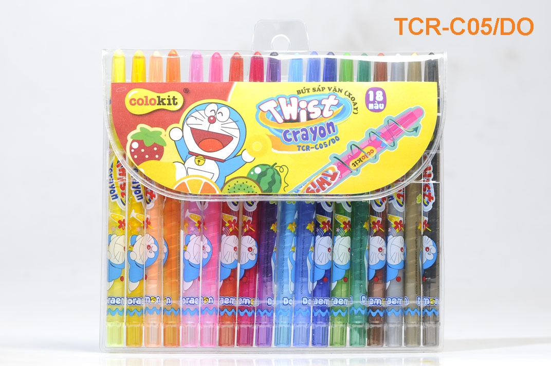 Sáp văn Doraemon Colokit 18 màu TCR-C05/DO