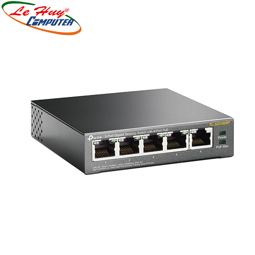 Thiết bị chia mạng TP Link TL-SG1005P 4 cổng POe