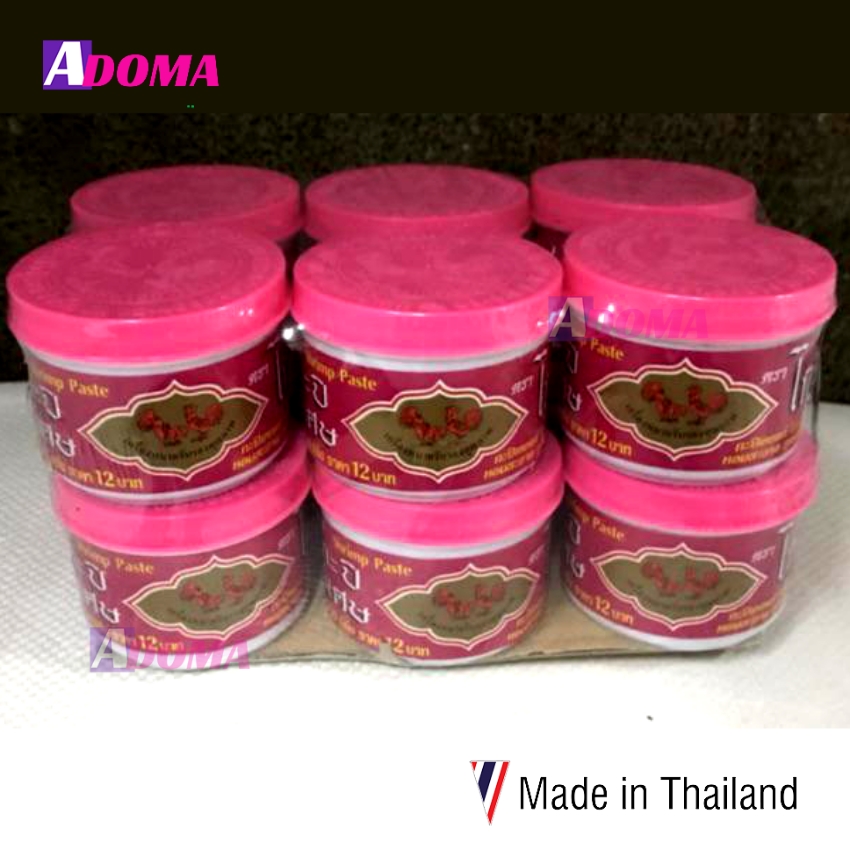 Shrimp sauce Thailand Brand 2 chickens special delicious shrimp paste Adoma กะปิตราไก่คู่