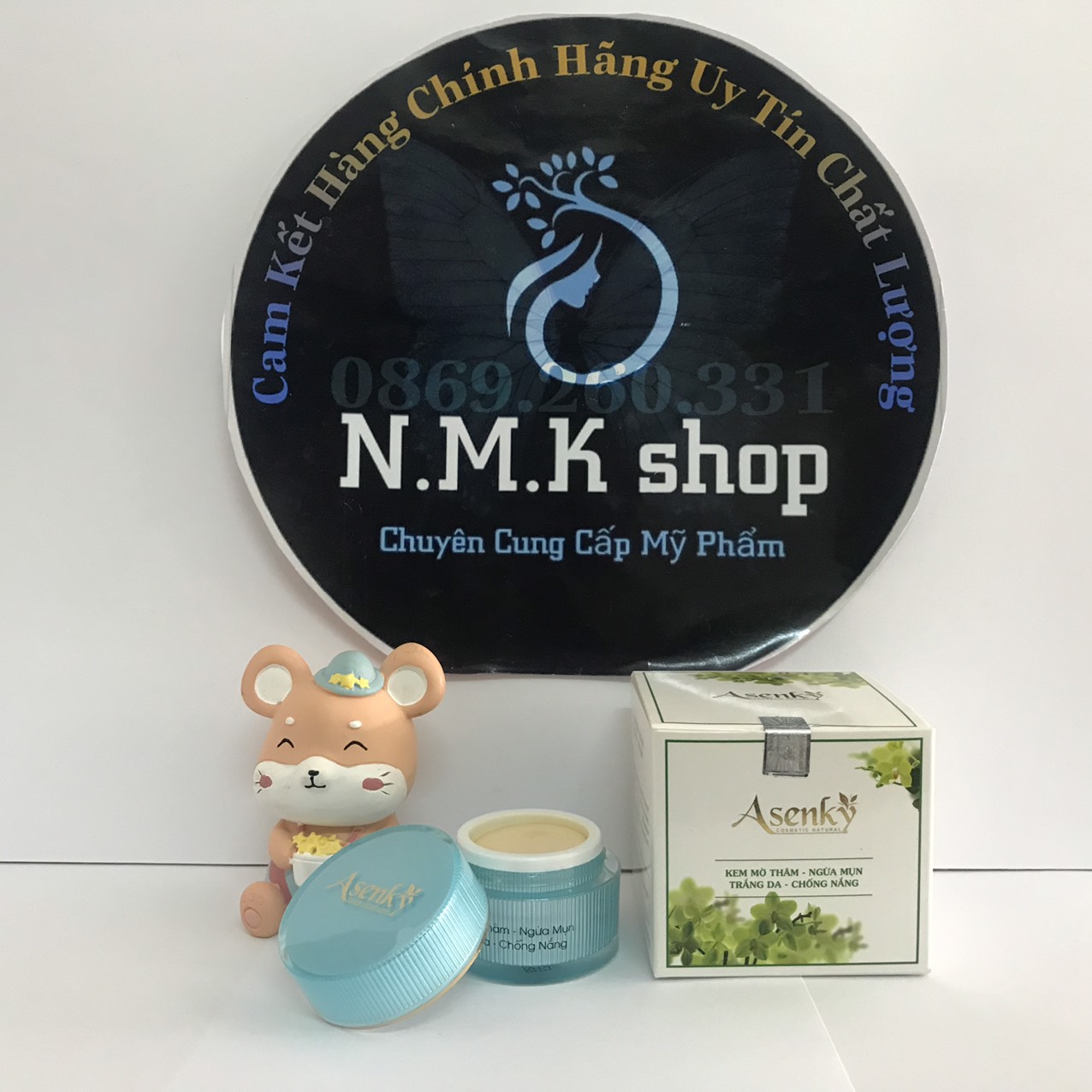 Asenky mụn mờ thâm liền sẹo chống nắng 20g