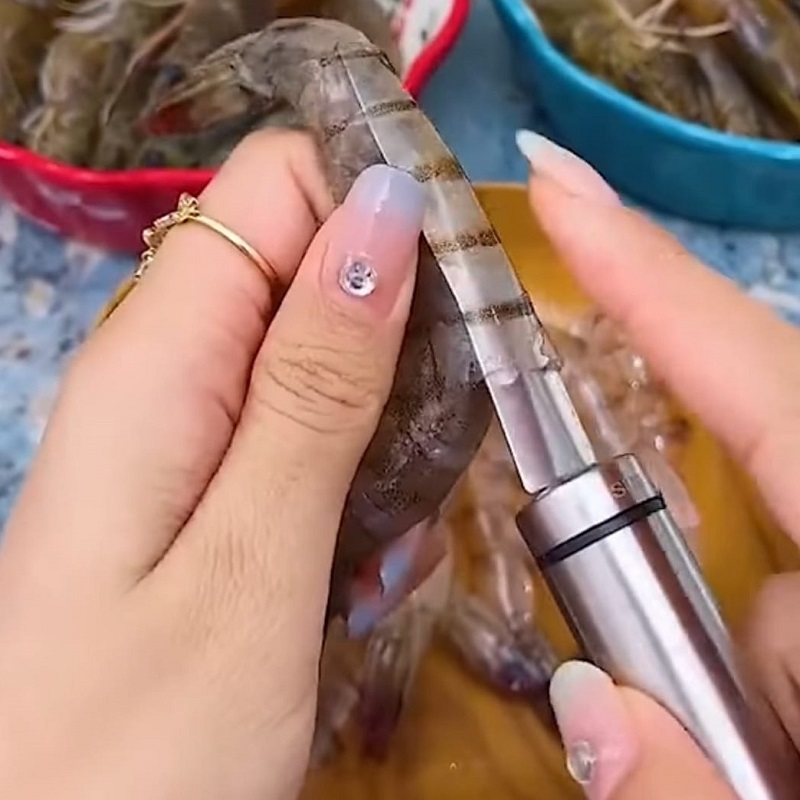 Dụng cụ lấy chỉ tôm. lột vỏ . đánh vẩy cá. sd2116