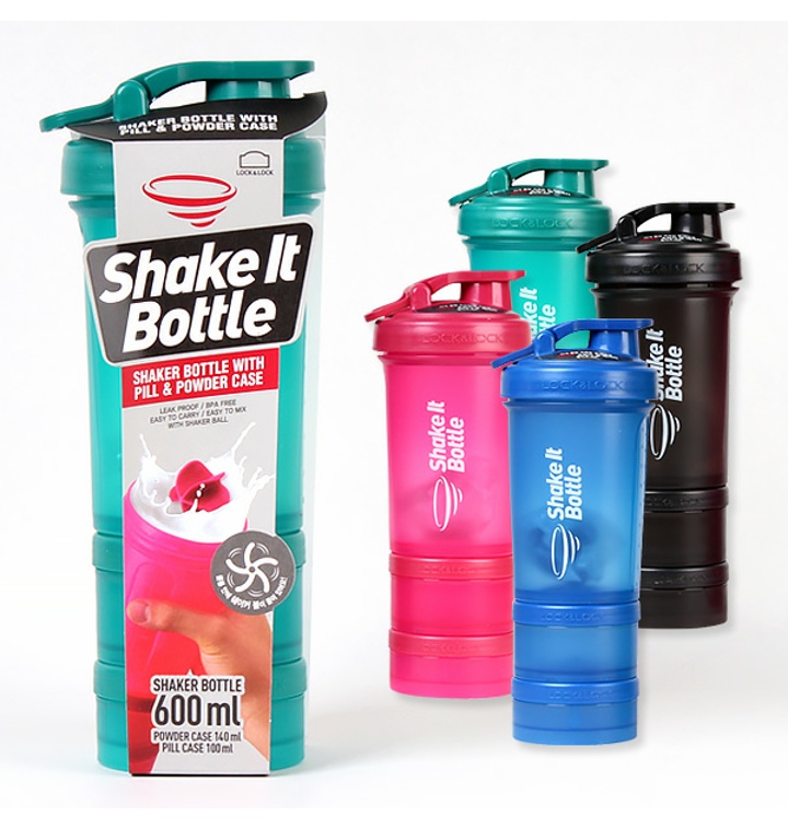 [HCM]Bình Lắc SHAKE IT Lock&Lock 600ml HAP945