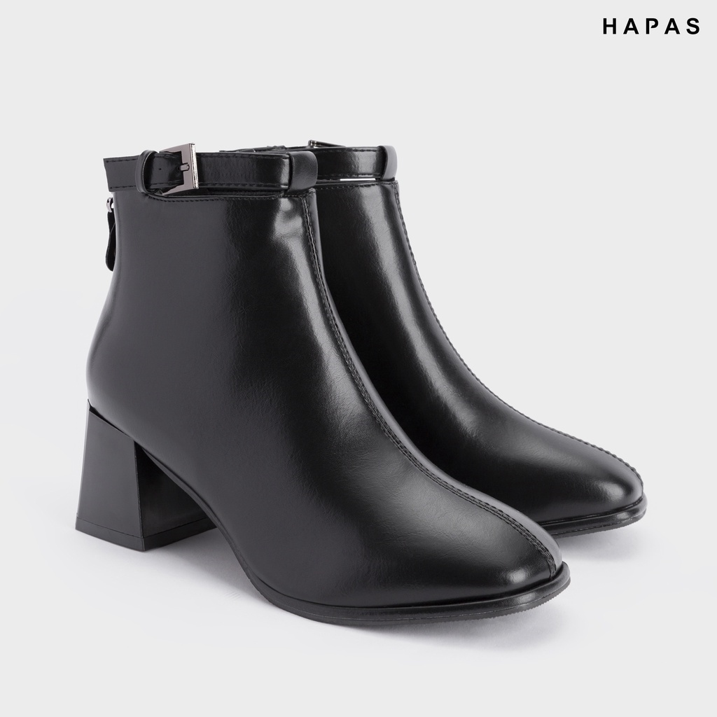 Boot Nữ Đai Khoá Gót Vuông 5P HAPAS - BOT593