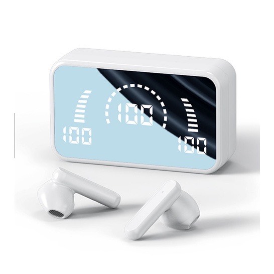 Tai Nghe Không Dây S20 Pro Bluetooth V5.2 - Âm Thanh Hifi 9D Cực Hay Có Micro màn hình LED chống thấm nước, Pin Trâu