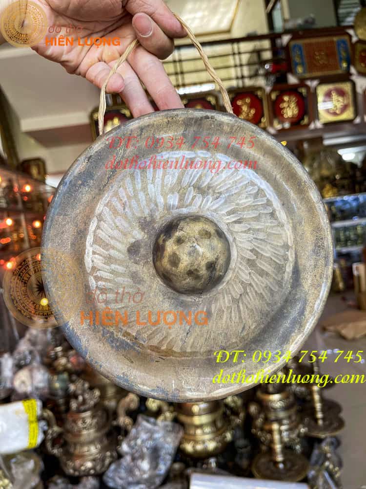 Cồng chiêng bằng đồng phong thủy đường kính 20cm