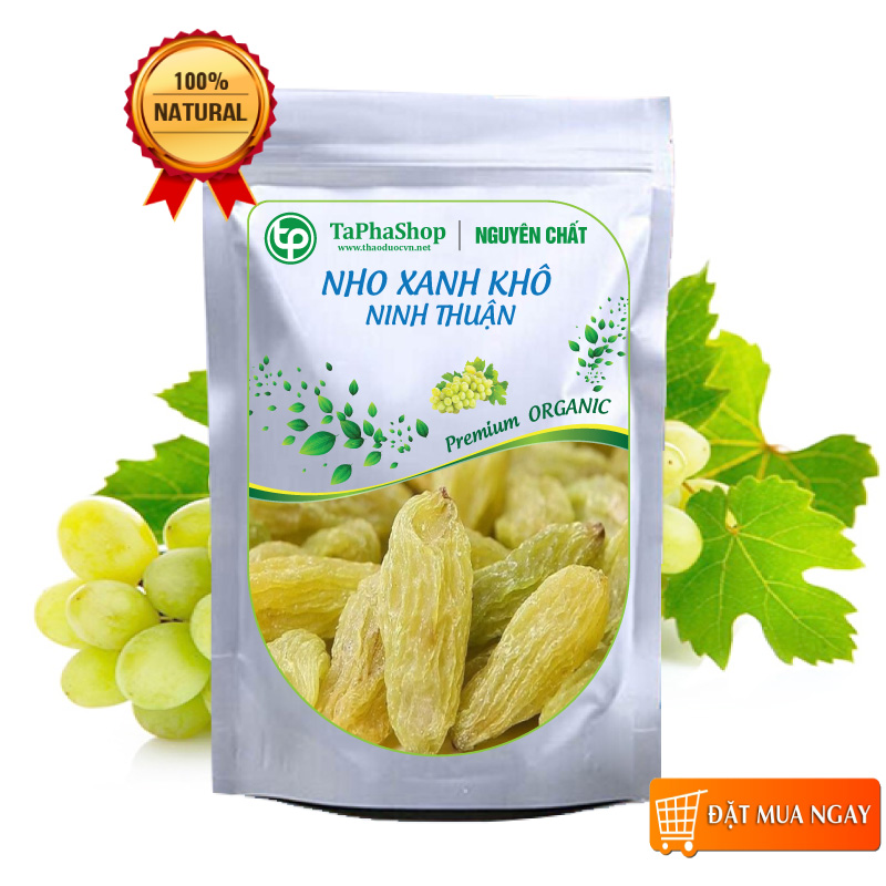 Nho khô xanh 100g - tấn phát