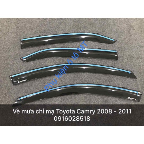Vè che mưa chỉ mạ camry 2008-2010 cao cấp