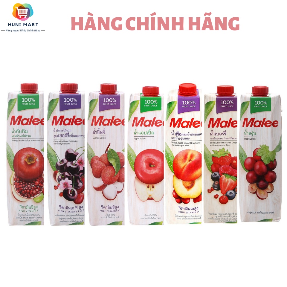 Nước ép táo Malee 1 lit - Thái Lan