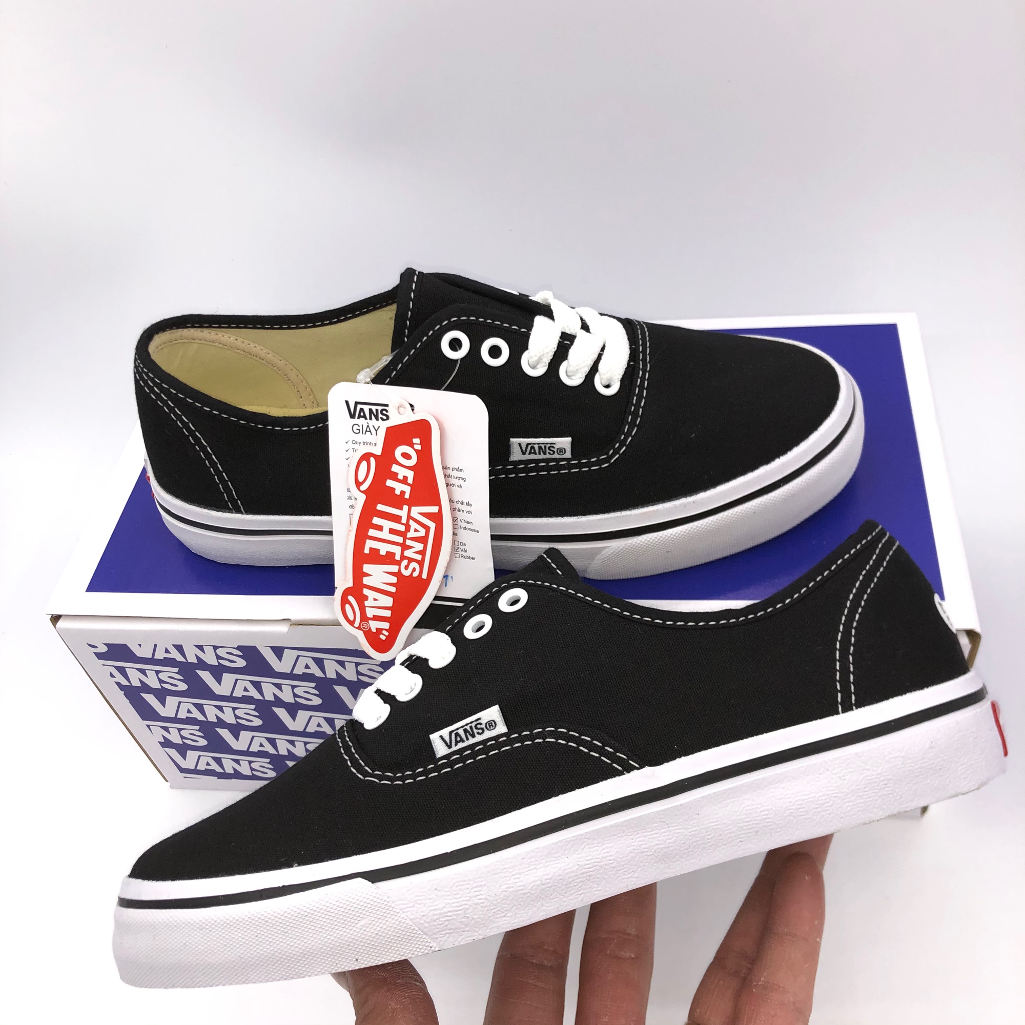 GIÀY VANS CLASSIC ĐEN (Full box, tag)