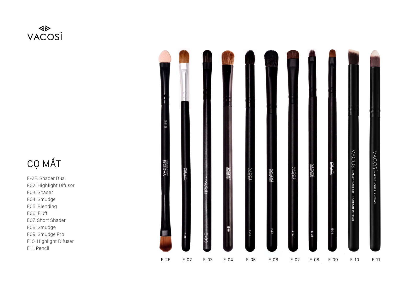 Cọ Tán Phấn Mắt Vacosi Crease Blender