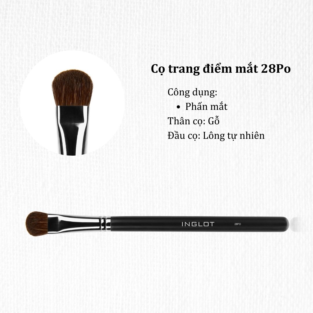 Cọ Tán Phấn Mắt Inglot Makeup Brush 28PO