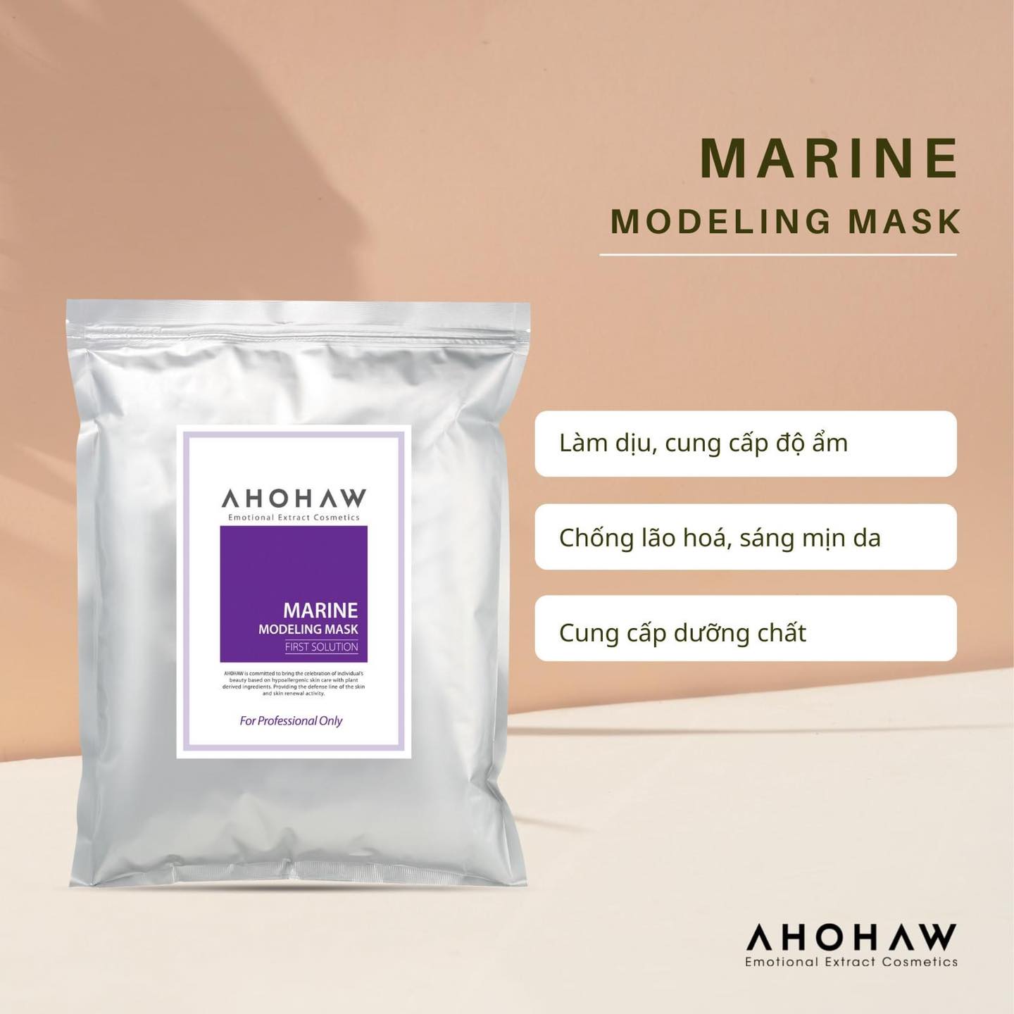 Mặt nạ bột cấp ẩm MARINE MODELING MASK AHOHAW