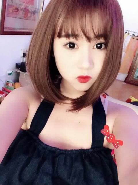 [HCM]Tóc giả nguyên đầu Cúp Vai 35cm SOCOLA - Hình thật