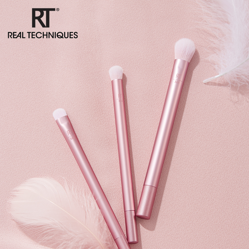 Combo 8 cây cọ RT Real Techniques Daily Eye Essential Set and RT Real Techniques Face Essentials Set Brush