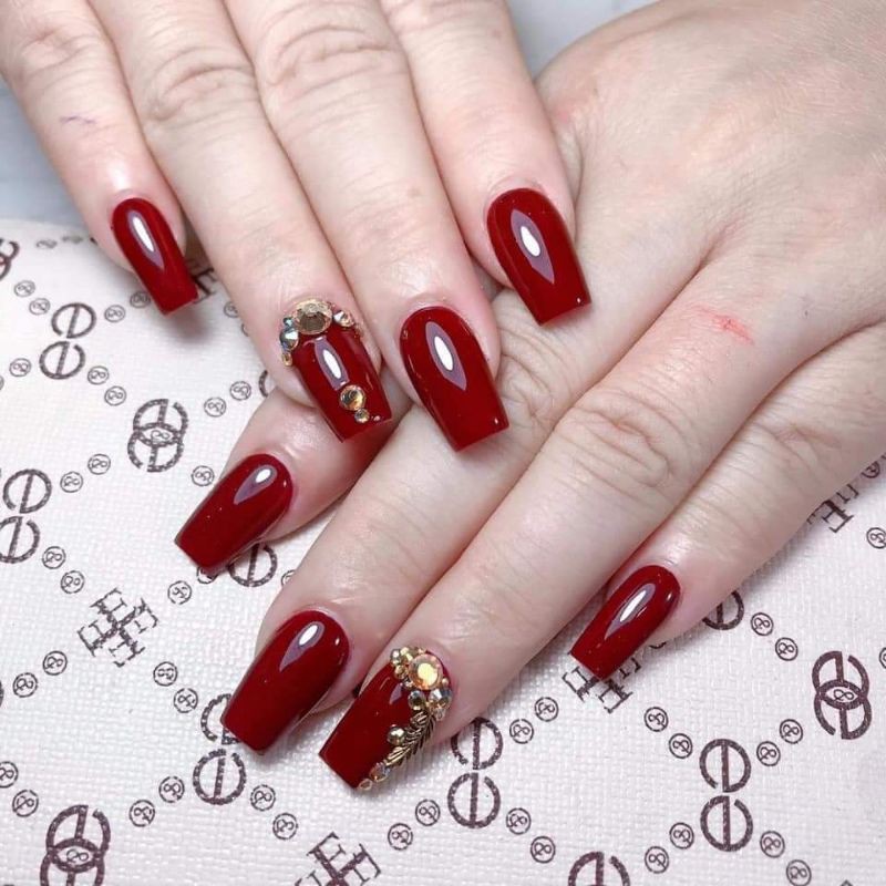 [HCM]Combo 20 con charm lá, phụ kiện trang trí móng