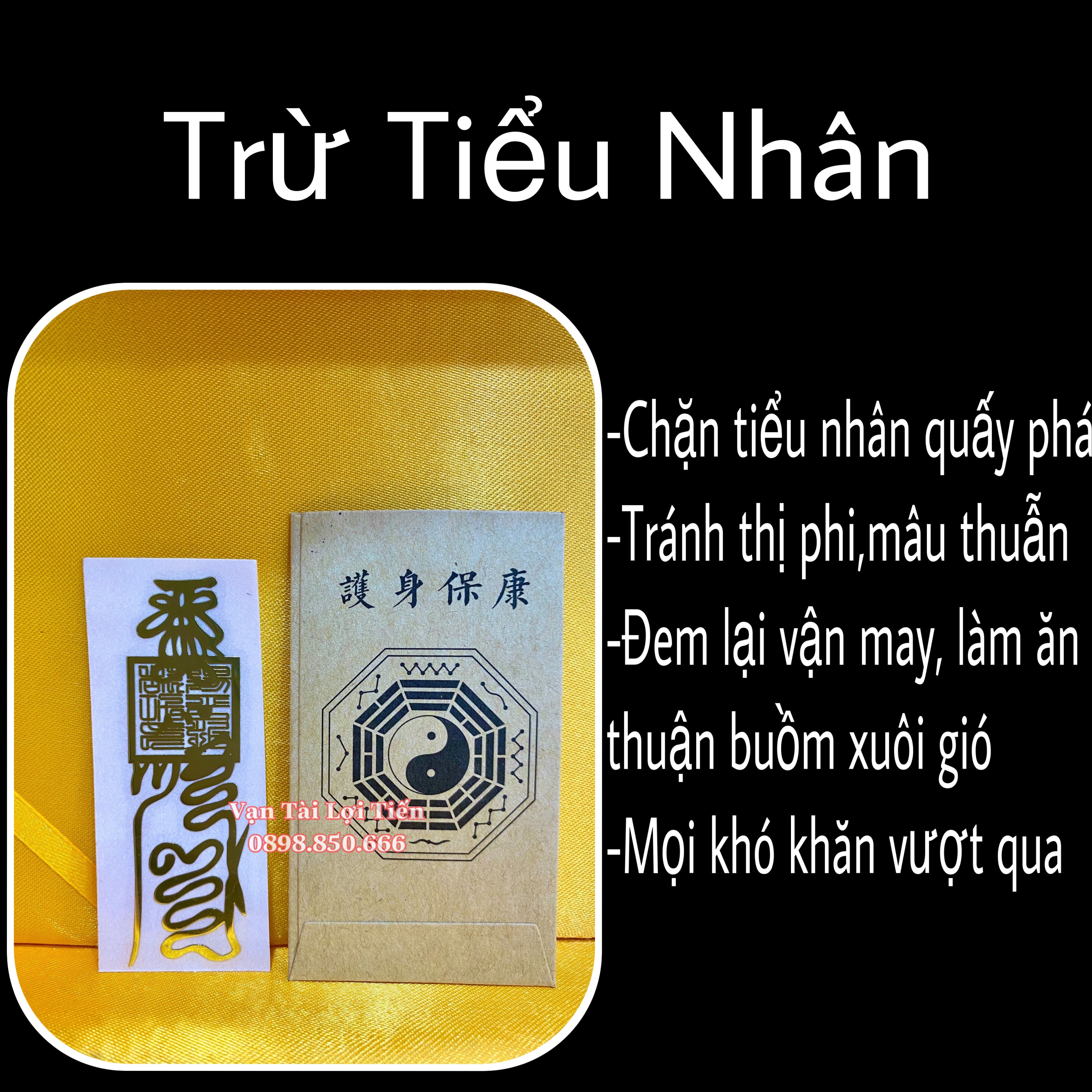[HCM]Linh Phù Dán Trừ Tiểu Nhân Tránh Thị Phi