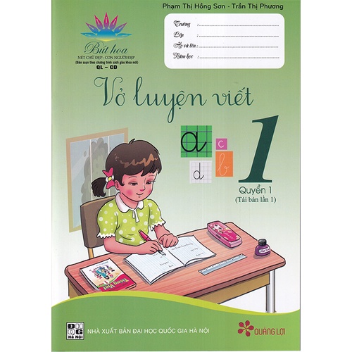 Sách - Vở luyện viết 1 quyển 1 (Cánh Diều)