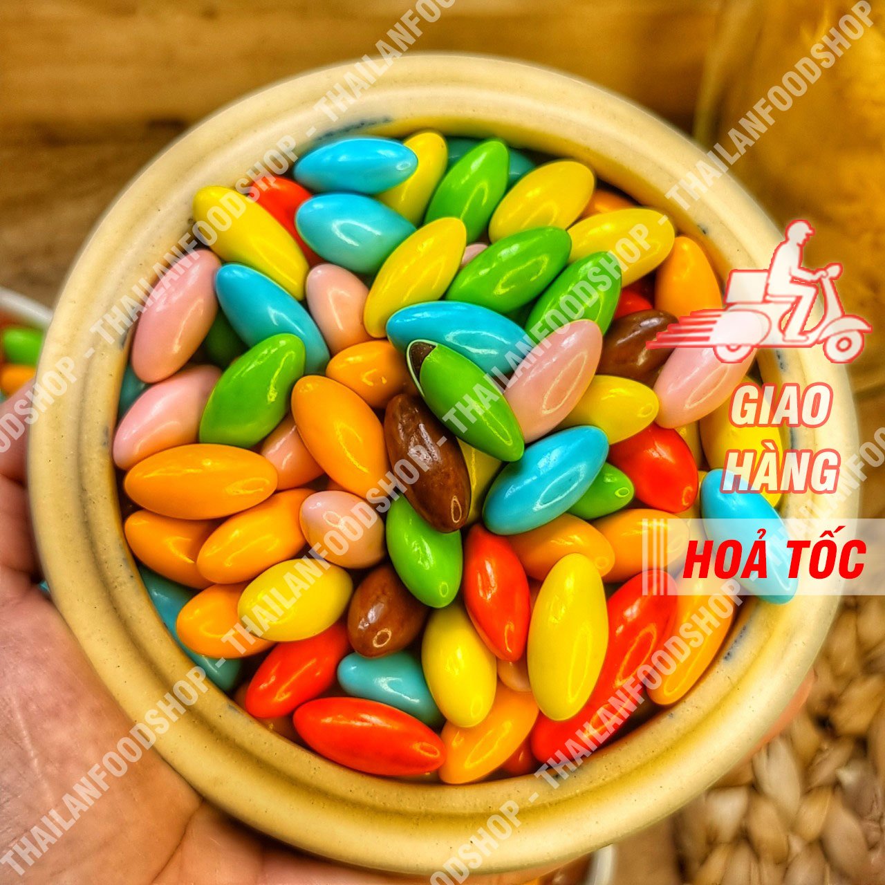 Kẹo Nhộng Socola - Lon 500Gr