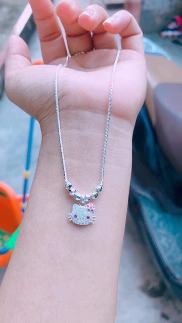 DÂY CHUYỀN MÈO KITTY CHO BÉ YÊU BẠC TA