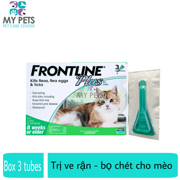 [HCM]Frontline Plus nhỏ gáy hết ve rận bọ chét cho mèo - Lẻ 1 tuyp. ( 1 tubes. no box)
