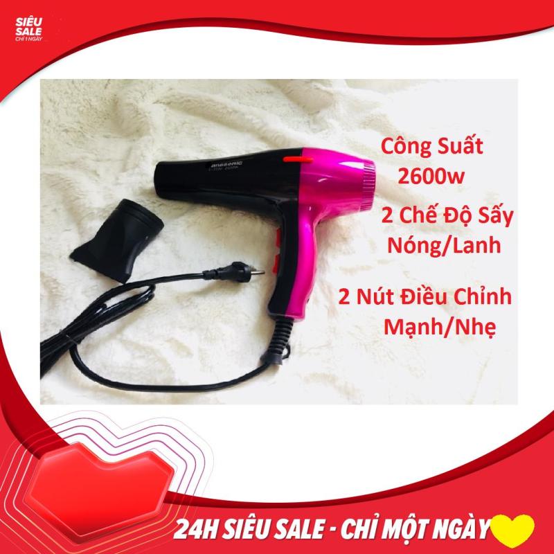 Máy Sấy Tóc 2 Chiều Nóng Lạnh, 5 Chế Độ Sấy 2600w Cực Mạnh
