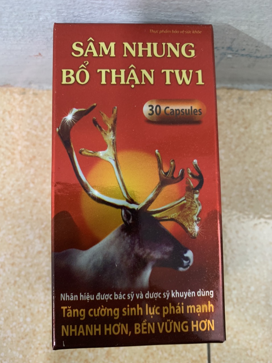 (HÀNG CHÍNH HÃNG) Sâm nhung bổ thận TW1 Bổ thận, tráng dương, mạnh gân cốt Lọ 30 viên giúp tăng cường sức khỏe sinh lý, giảm các triệu chứng đau lưng mỏi gối rất hiệu quả (cam kết sản phẩm đúng như hình sản phẩm đảm bảo)