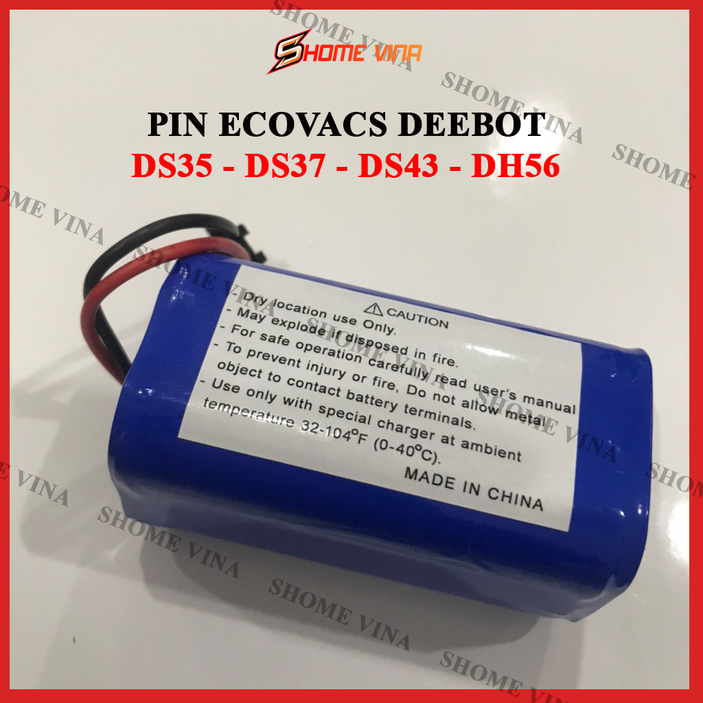 Pin robot hút bụi Ecovacs Deebot Ds35 - Ds37 - Ds43 - DH56