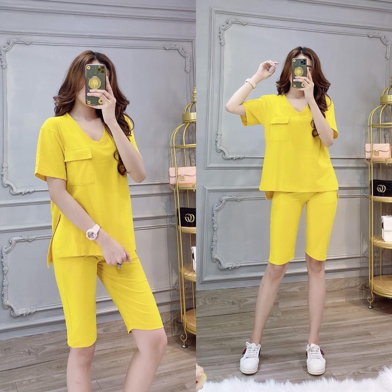 SET BỘ THỜI TRANG LỬNG MẶC NHÀ CỰC XINH