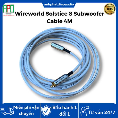 Dây tín hiệu sub Wireworld Solstice 8 Subwoofer Cable 4M