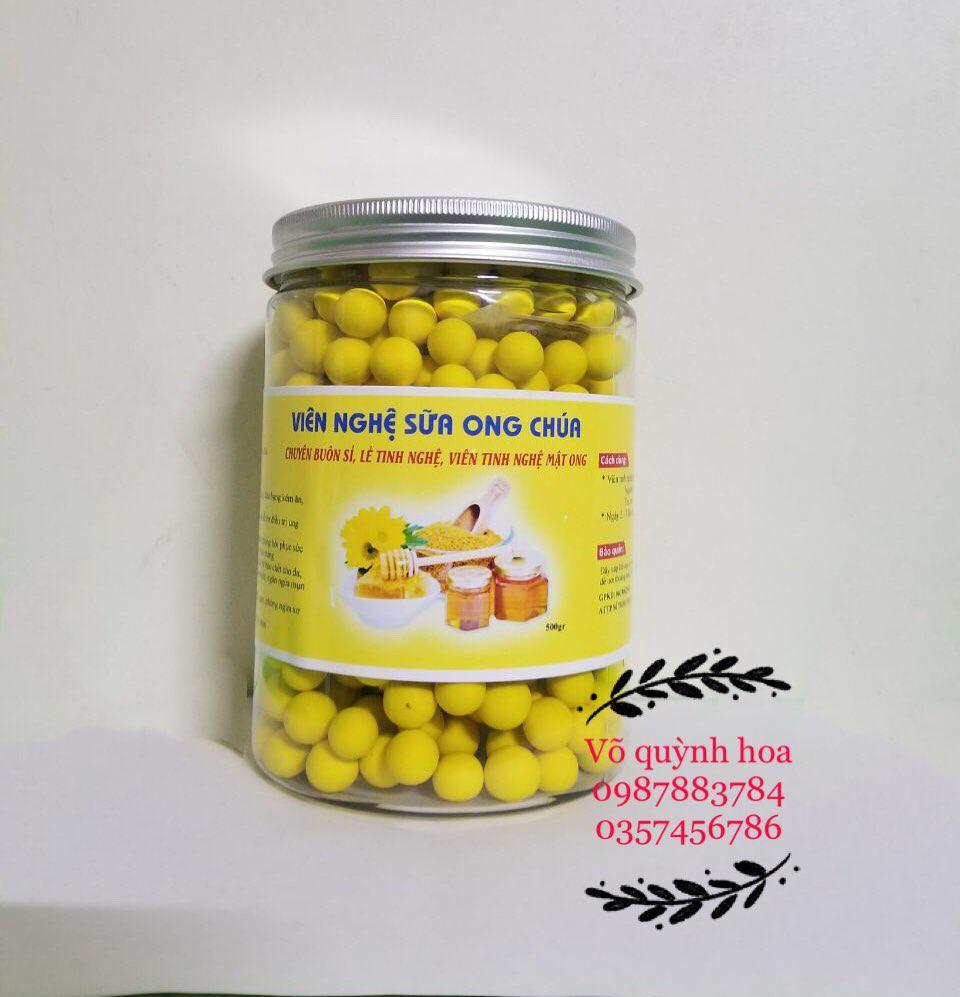 Viên tinh bột nghệ sữa ong 500gr