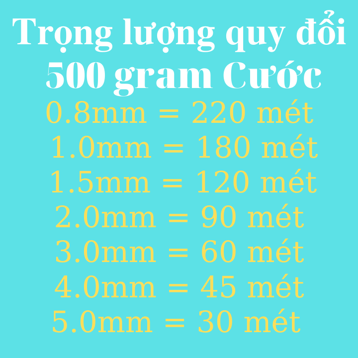 Cước đúc từ 1.0li đến 5li đi biển nuôi thủy sản đan lưới thả diều phát cỏ loại tốt