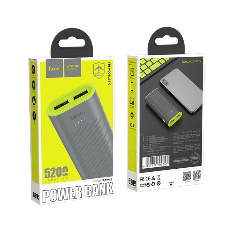 Sạc dự phòng 5000mah Hoco b31c