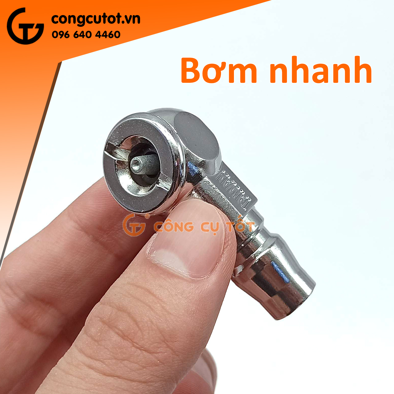 Đầu bơm lốp xe máy thay nhanh PH20