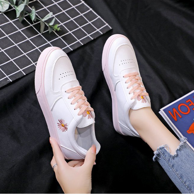 [HÀNG QUẢNG CHÂU] Giầy thể thao nữ hoa cúc-G079